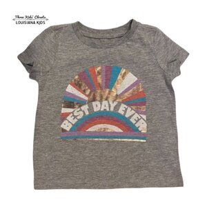 Odin & Ivy 2T Sunshine Rainbow Best Day Ever Shirt
